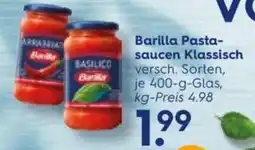 Wasgau Barilla Pasta-saucen Klassisch Angebot