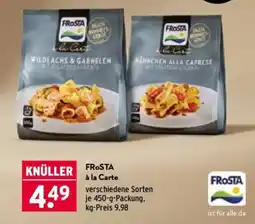 Wasgau FRoSTA à la Carte Angebot