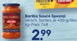 Wasgau Barilla Sauce Spezial Angebot