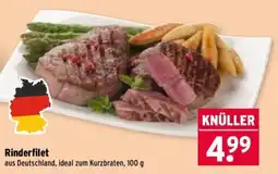Wasgau KNÜLLER Rinderfilet Angebot