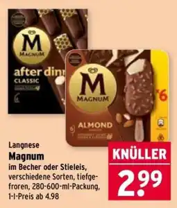 Wasgau Langnese Magnum Angebot