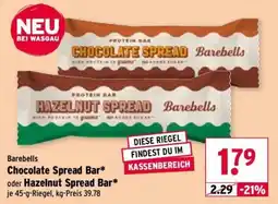 Wasgau Barebells Chocolate Spread Bar Angebot