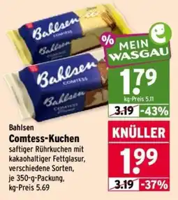 Wasgau Bahlsen Comtess-Kuchen Angebot