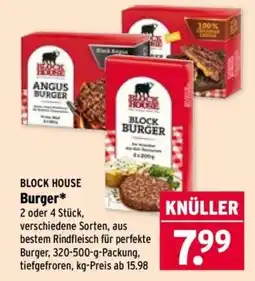 Wasgau BLOCK HOUSE Burger* Angebot