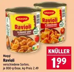 Wasgau Maggi Ravioli Angebot