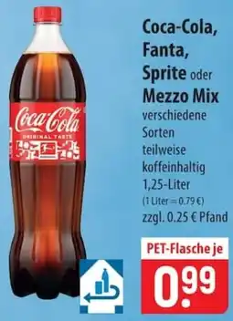 Famila Nord Ost Coca-Cola, Fanta, Sprite oder Mezzo Mix Angebot
