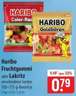 Famila Nord Ost Haribo Fruchtgummi oder Lakritz Angebot