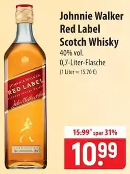 Famila Nord Ost Johnnie Walker Red Label Scotch Whisky Angebot