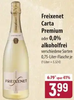 Famila Nord Ost Freixenet Carta Premium oder 0,0% alkoholfrei Angebot