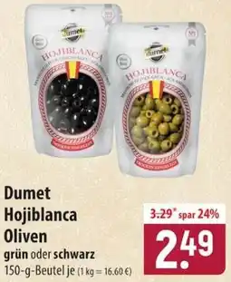 Famila Nord Ost Dumet Hojiblanca Oliven Angebot