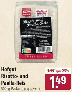 Famila Nord Ost Hofgut Risotto- und Paella-Reis Angebot