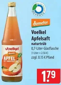 Famila Nord Ost demeter Voelkel Apfelsaft Angebot