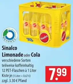 Famila Nord Ost Sinalco Limonade oder Cola Angebot