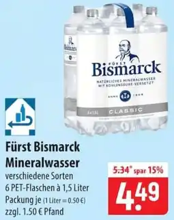 Famila Nord Ost Fürst Bismarck Mineralwasser Angebot