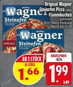 Edeka Original Wagner Steinofen Pizza oder Flammkuchen Angebot