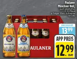 Edeka Paulaner Münchner Hell Angebot