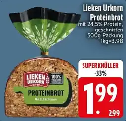 Edeka Lieken Urkorn Proteinbrot Angebot