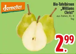 Edeka Bio-Tafelbirnen ,,Williams Christ" Angebot