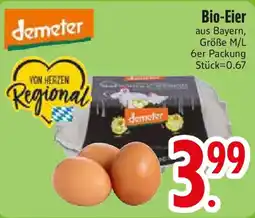 Edeka demeter Bio-Eier Angebot