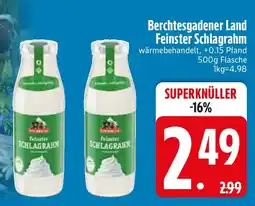 Edeka Berchtesgadener Land Feinster Schlagrahm Angebot