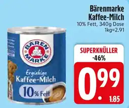Edeka Bärenmarke Kaffee-Milch Angebot