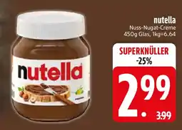 Edeka nutella Angebot