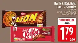 Edeka Nestlé KitKat, Nuts, Lion oder Smarties Angebot