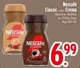Edeka Nescafé Classic oder Crema Angebot