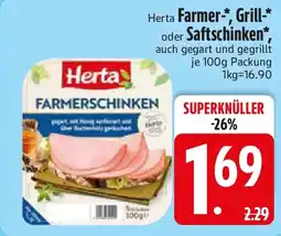 Edeka Herta Farmer-, Grill- oder Saftschinken Angebot