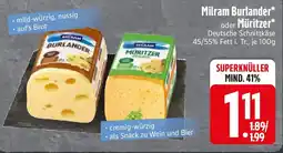 Edeka Milram Burlander oder Müritzer Angebot