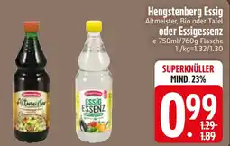 Edeka Hengstenberg Essig oder Essigessenz Angebot