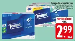 Edeka Tempo Taschentücher Angebot