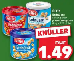 Kaufland ÜLTJE Erdnüsse Angebot