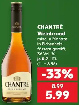 Kaufland CHANTRÉ Weinbrand Angebot