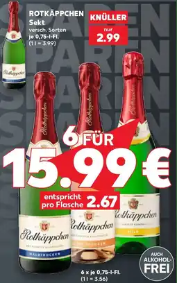 Kaufland ROTKÄPPCHEN Sekt Angebot