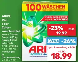 Kaufland ARIEL Voll oder Colorwaschmittel Angebot