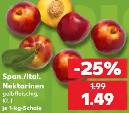 Kaufland Span./ital. Nektarinen Angebot