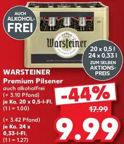 Kaufland WARSTEINER Premium Pilsener Angebot