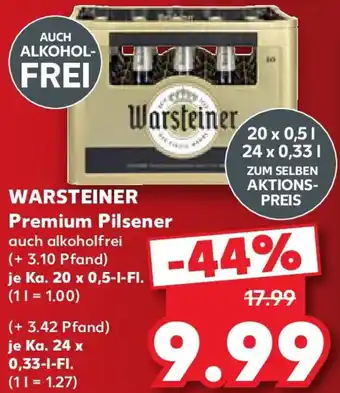Kaufland WARSTEINER Premium Pilsener Angebot