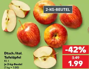 Kaufland Dtsch./ital. Tafeläpfel Angebot