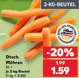 Kaufland Dtsch. Möhren Angebot