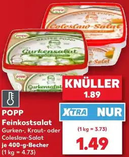 Kaufland POPP Feinkostsalat Angebot