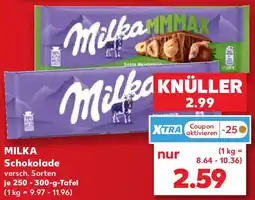 Kaufland MILKA Schokolade Angebot