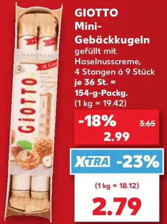 Kaufland GIOTTO Mini Gebäckkugeln Angebot