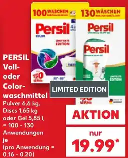 Kaufland PERSIL Voll oder Colorwaschmittel Angebot