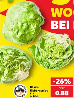 Kaufland Dtsch. Eisbergsalat Angebot