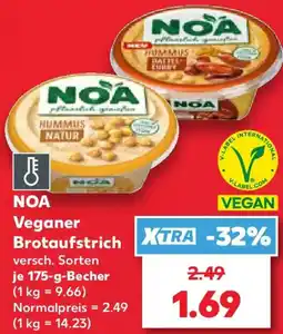 Kaufland NOA Veganer Brotaufstrich Angebot