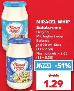 Kaufland MIRACEL WHIP Salatcreme Angebot