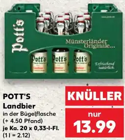 Kaufland POTT'S Landbier Angebot