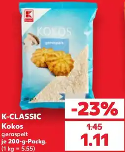 Kaufland K-CLASSIC Kokos Angebot
